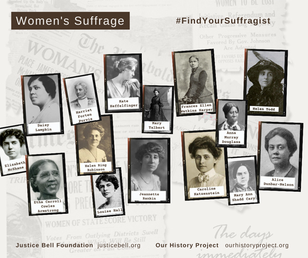 Find your suffragist graphic
